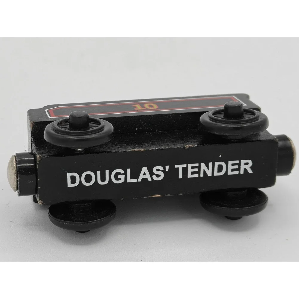 Thomas Friends Wooden Railway Douglas Tender No 10 Black Coal Car Learning Curve
